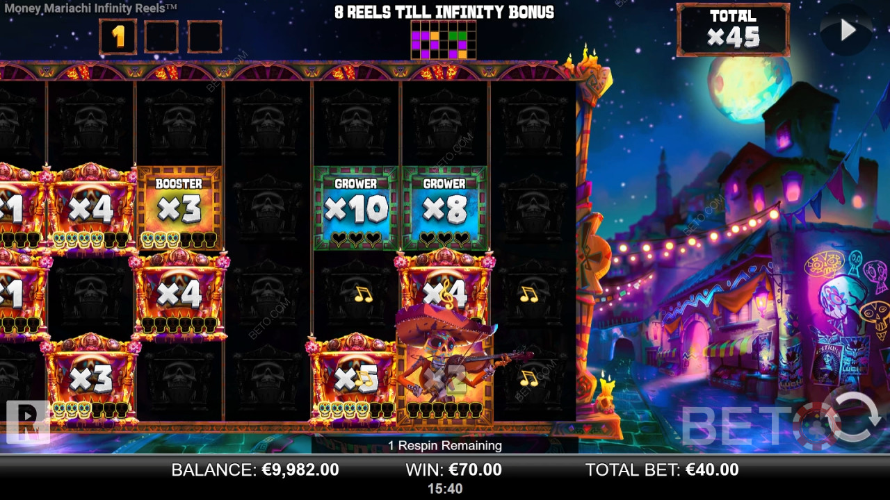 如何玩Reel Play的 Money Mariachi Fiesta Infinity Reels