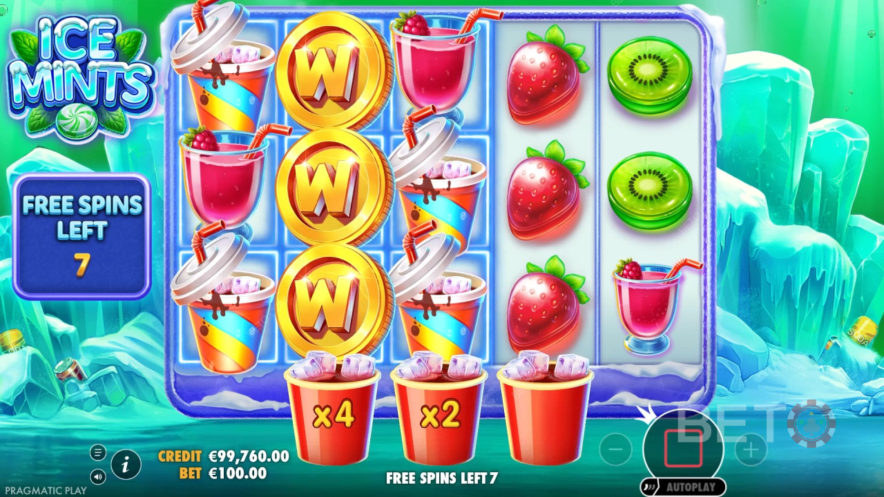 Pragmatic Play出品的《Ice Mints》中的獎勵功能詳解