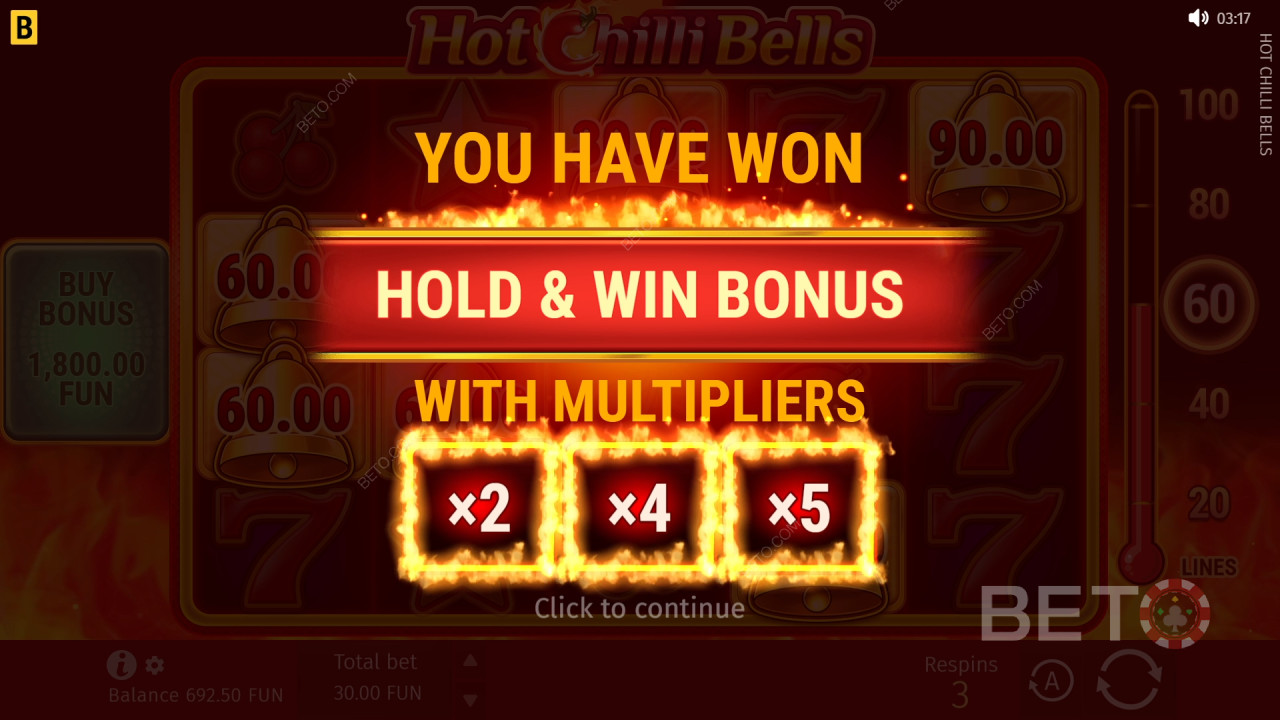 BGaming 出品的 Hot Chilli Bells 遊戲內獎勵功能詳解