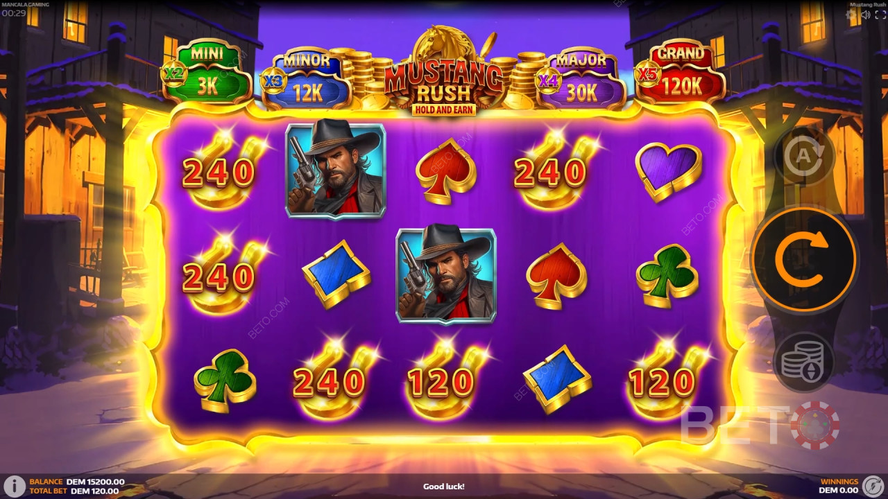 BETO Slots 的 Mustang Rush 評測