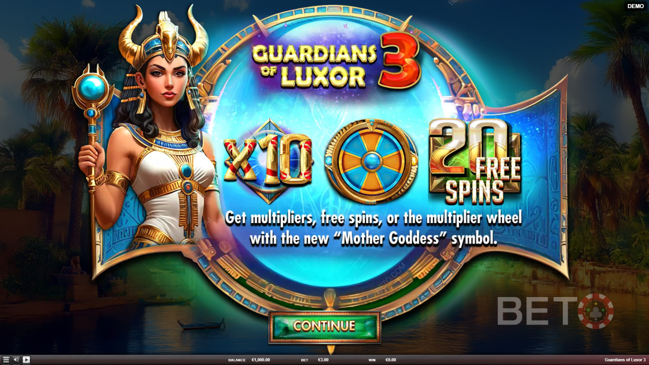 Red Rake Gaming 出品的《盧克索守護者3》中的獎勵功能詳解