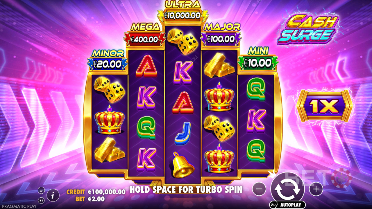 如何玩Pragmatic Play的 Cash Surge