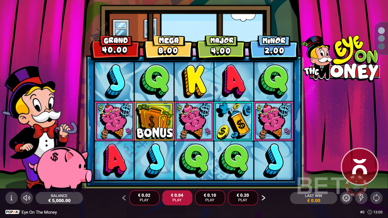 如何玩 Popok Gaming 的 Eye on the Money