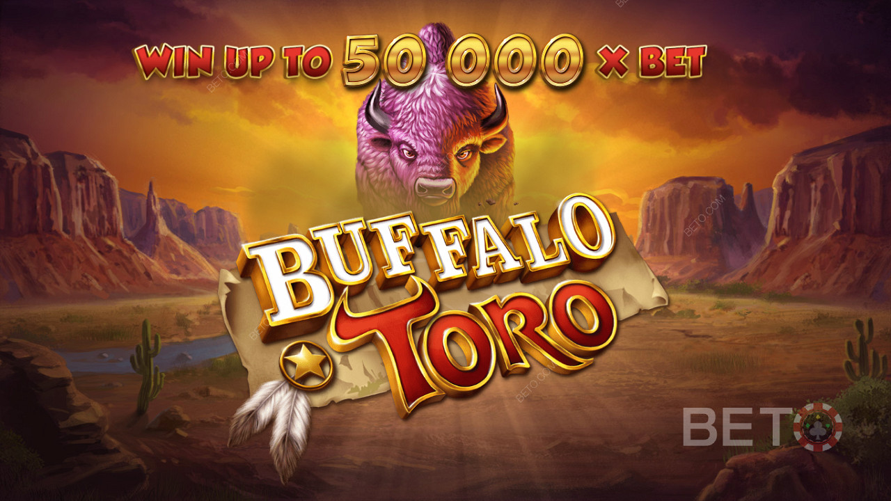 在 Buffalo T oro 在線老虎機中贏取高達 50,000 倍的賭注