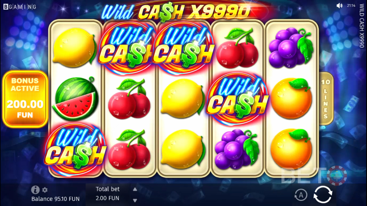 Wild Cash x9990 免費遊戲