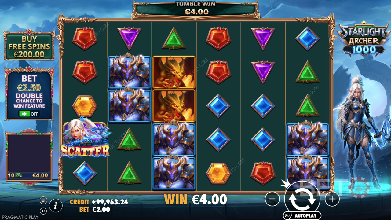 BETO Slots 的 Starlight Archer 1000 評測