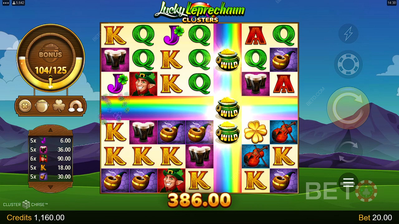 Lucky Leprechaun Clusters 免費遊戲