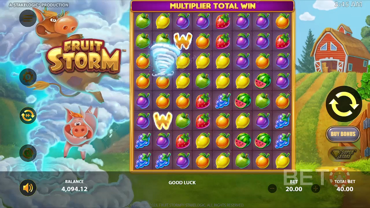 Fruit Storm (StakeLogic) 免費遊戲