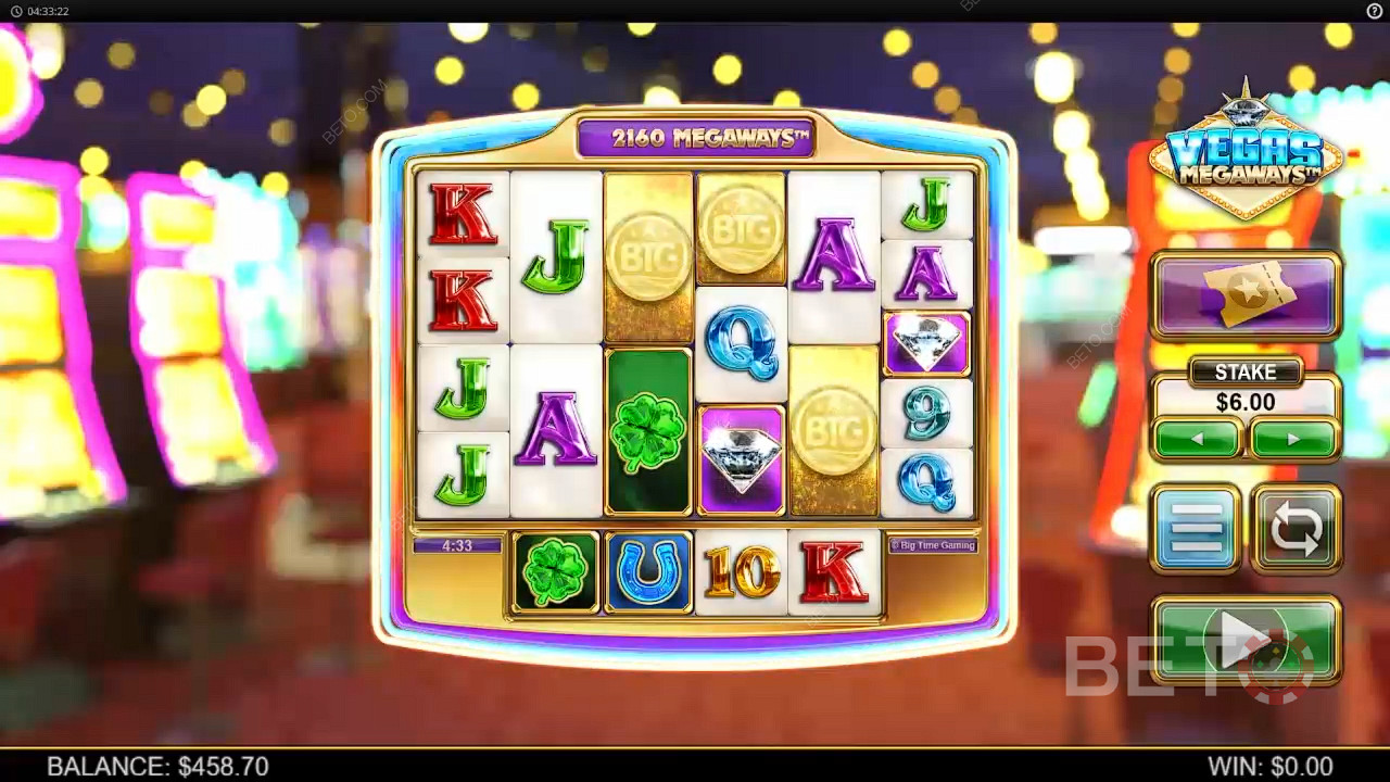 Vegas Megaways 免費遊戲