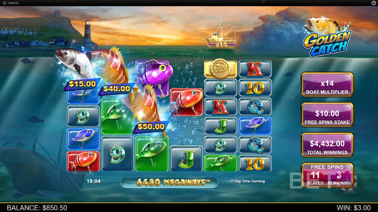 Golden Catch 免費遊戲