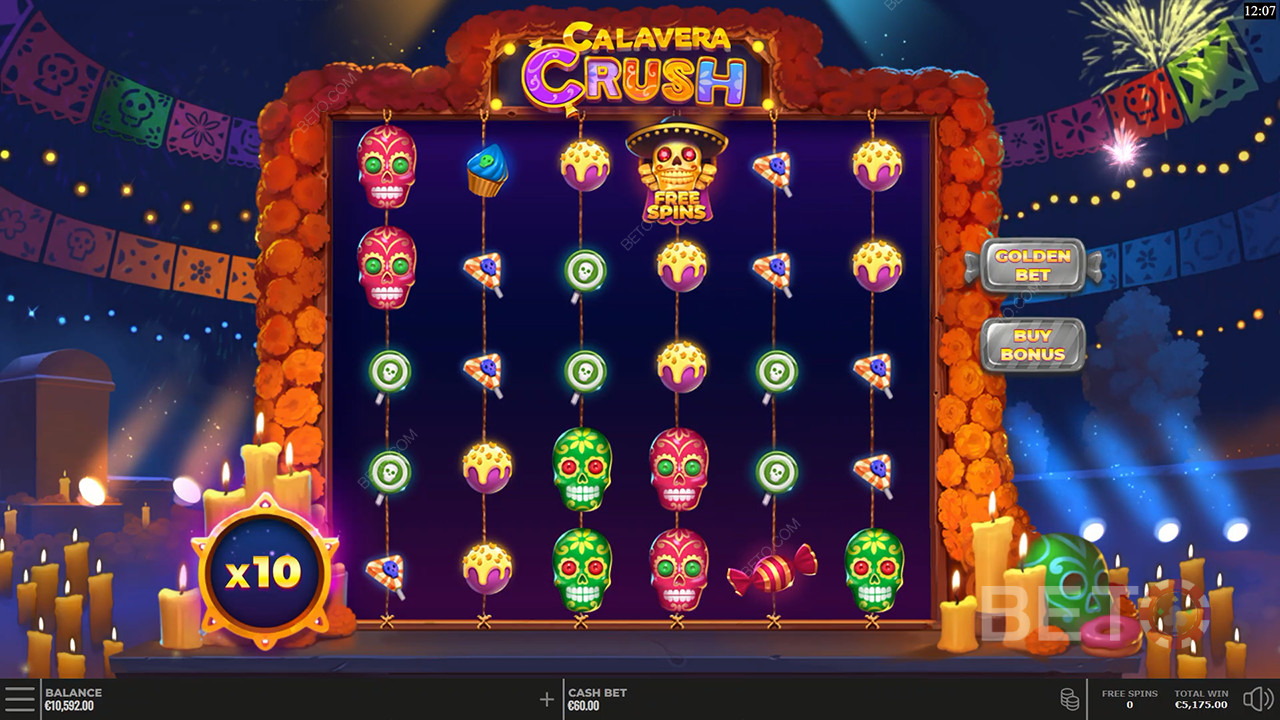 BETO 老虎機的 Calavera Crush 評論