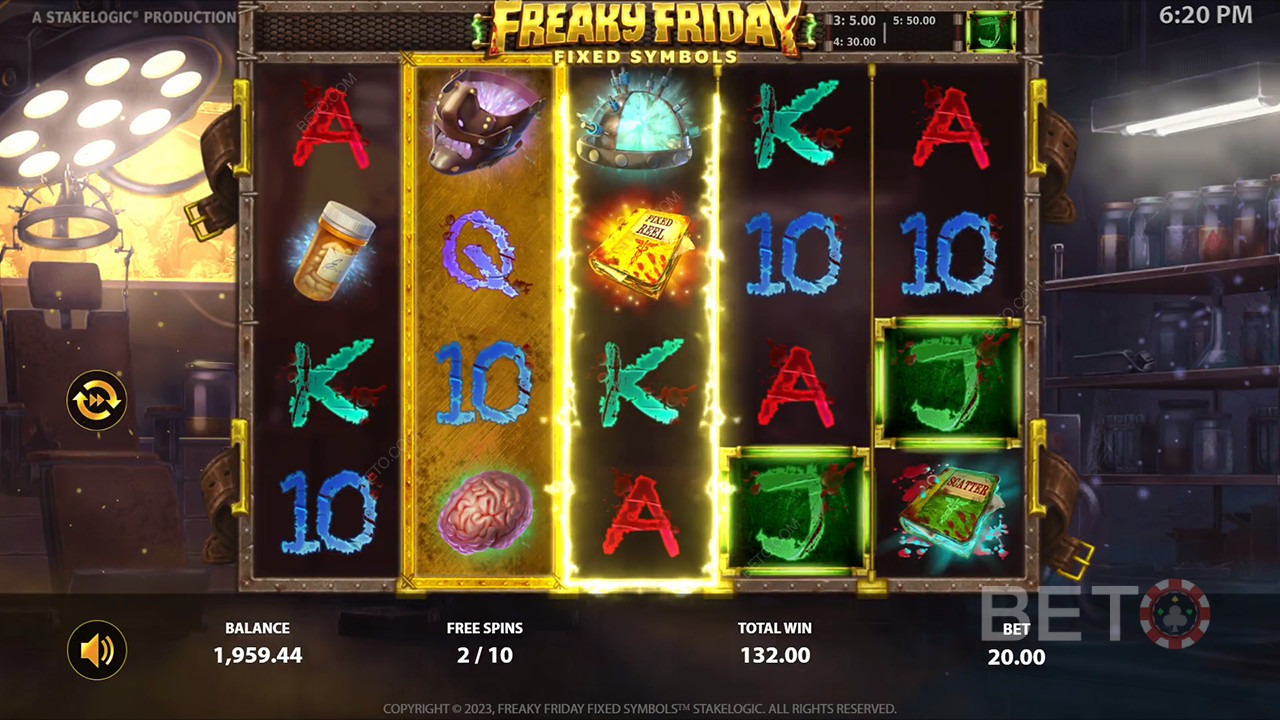 BETO 老虎機的 Freaky Friday 固定符號評論
