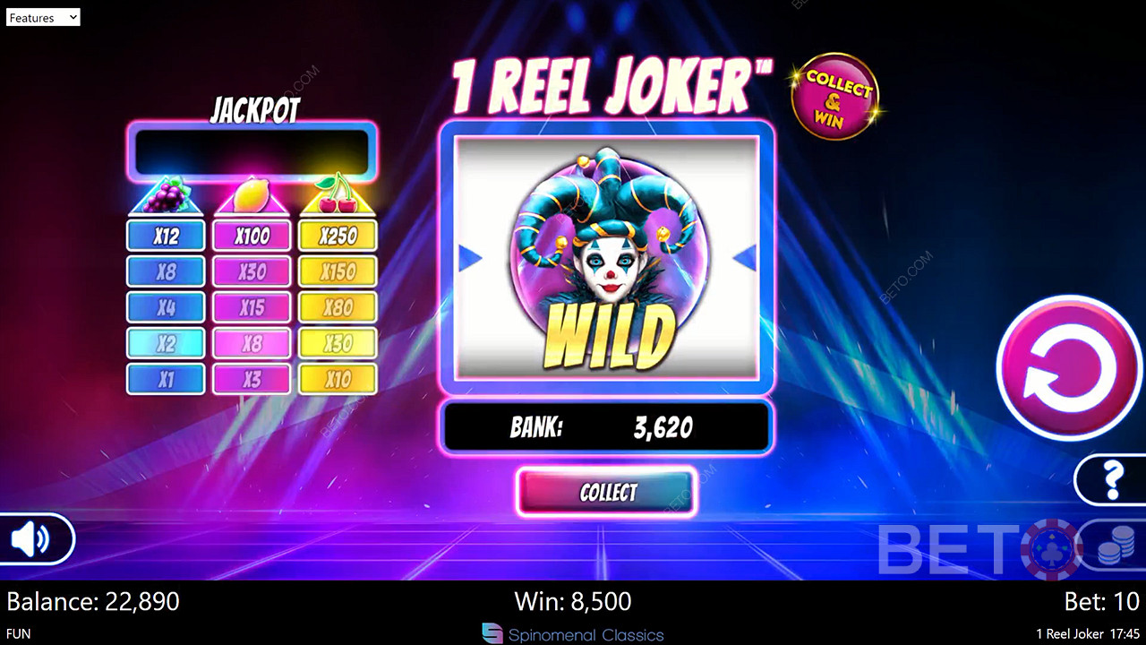 1 Reel Joker 免費遊戲