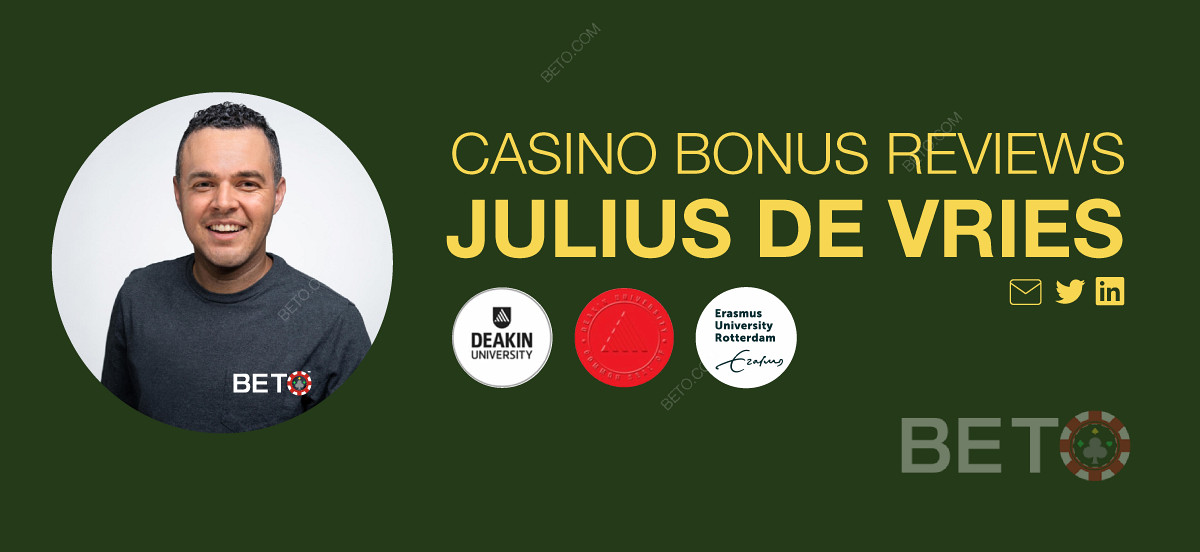 賭場獎金和條款的審閱者 Julius de Vries。