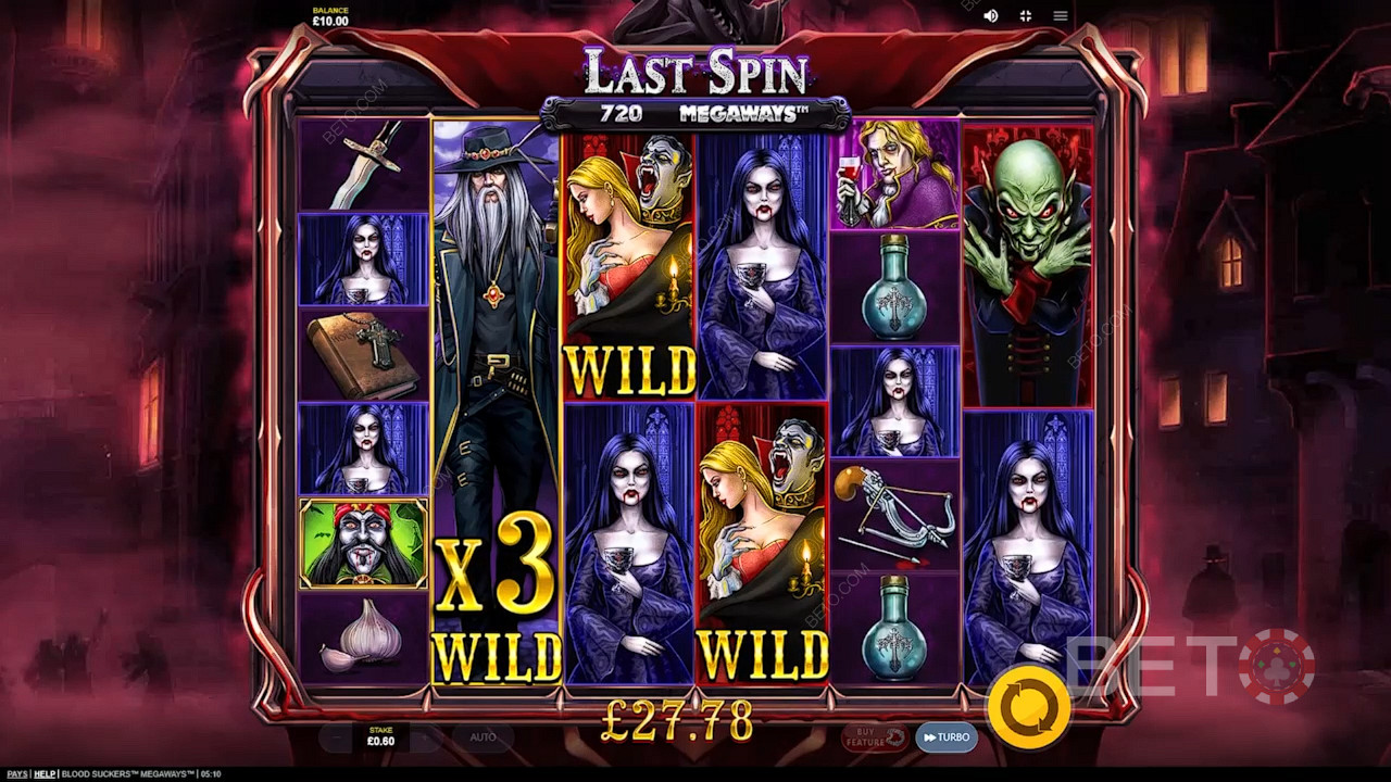 Blood Suckers Megaways 免費遊戲