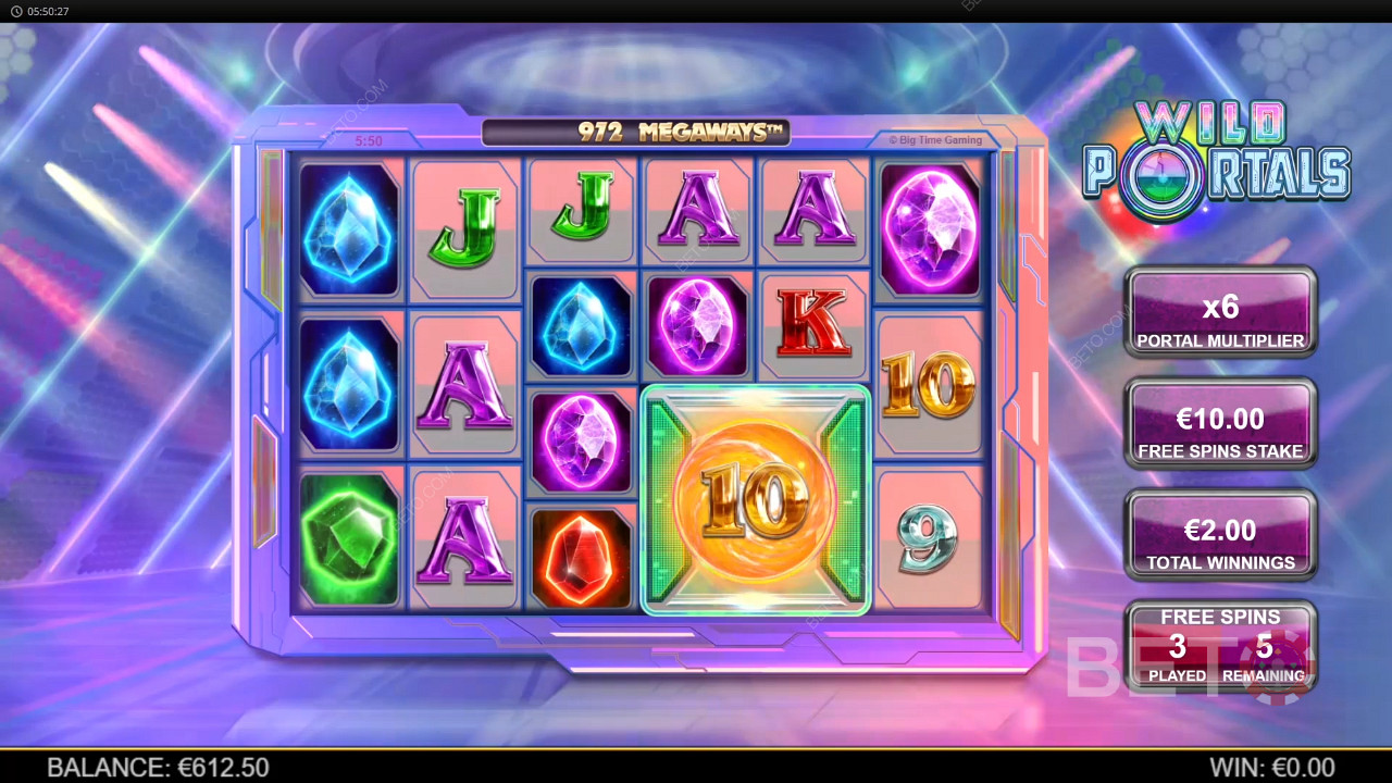 Wild Portals Megaways 免費遊戲