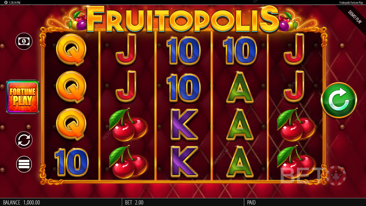 Fruitopolis Fortune Play 免費遊戲