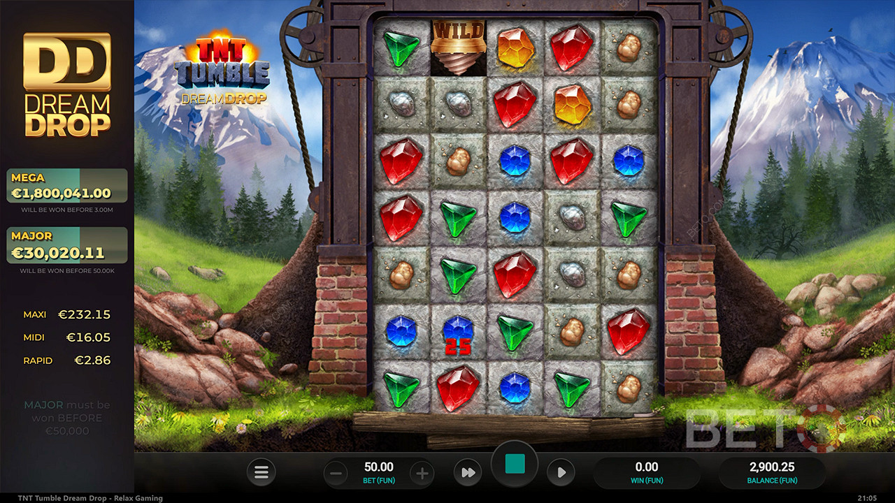 TNT Tumble Dream Drop 免費遊戲