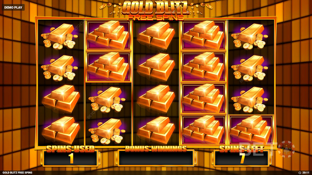 如何玩Blueprint的 Gold Blitz 免費旋轉