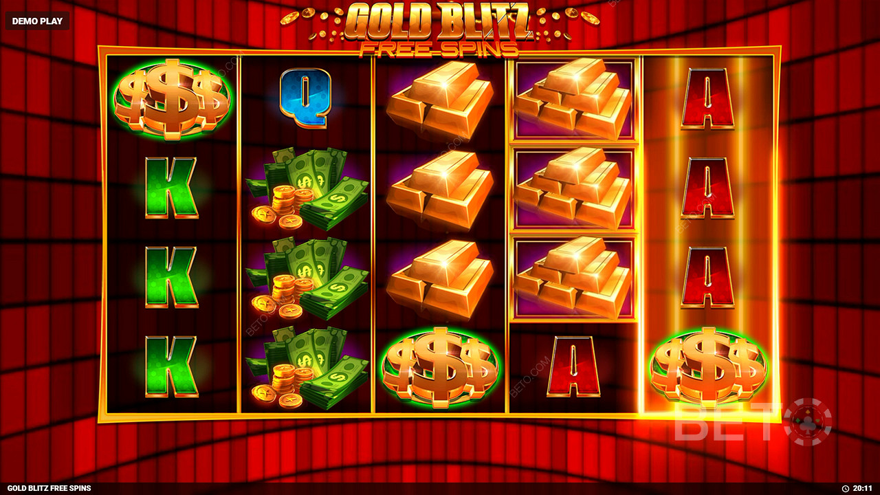 Gold Blitz Free Spins 免費遊戲