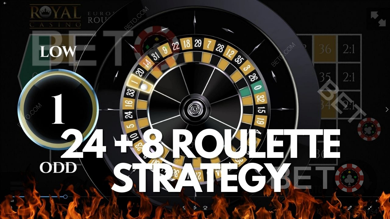 24 + 8 輪盤賭策略 - 賭場投注系統解釋
