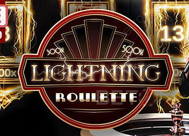 Lightning Roulette是由真實主持人進行的現場遊戲