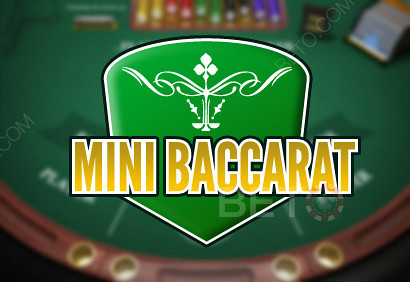 Mini Baccarat - 在 BETO 上免費測試您的百家樂技巧