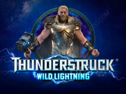 Thunderstruck Wild Lightning 5 軸老虎機演示遊戲！